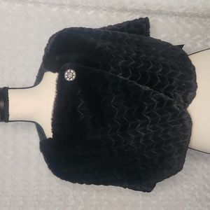 Faux Fur Shawl